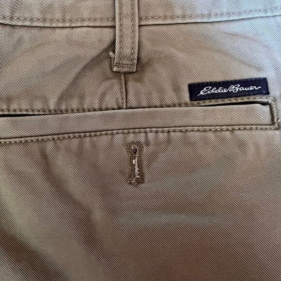 Eddie Bauer Mens Legend Wash Classic Fit‎ Straight Leg Khaki Pants Brown 36 x 34 - Picture 10 of 10